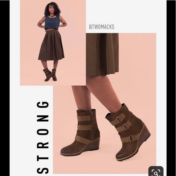 NWT SOREL WOMEN'S AFTER HOURS SUEDE BOOTIE Sz: 7 - Picture 2 of 8